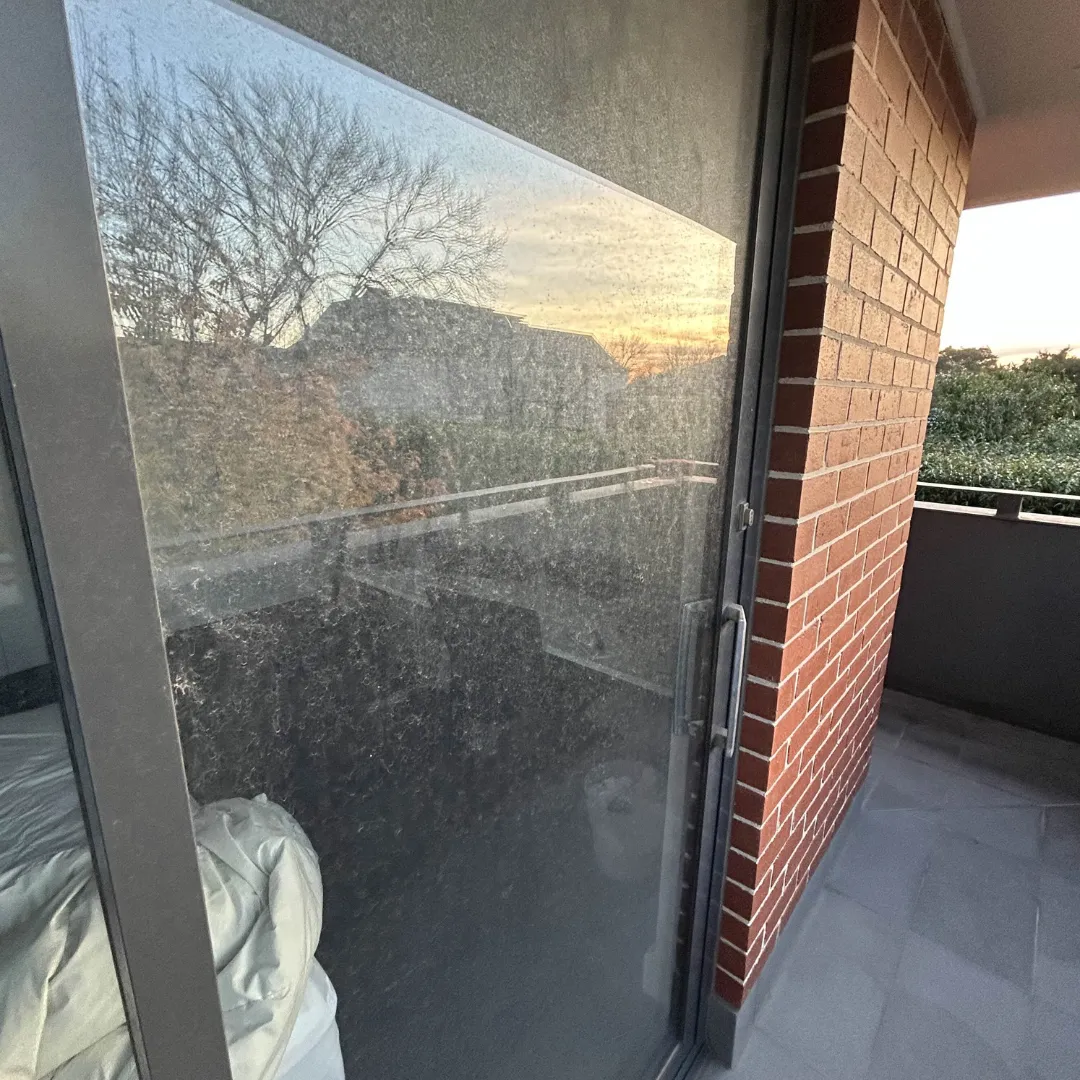 before window clean office